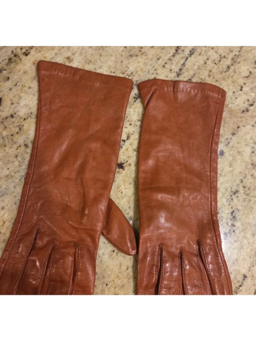 Vintage Womens Size S /6.5 Rust Brown Soft Leather Lined Formal 10